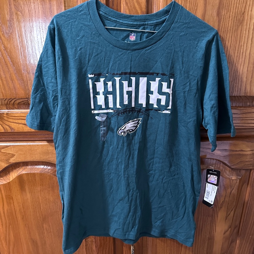 NFL Dark Green Philadelphia Eagles youth size XL 18–20 Logo T-Shirt NEW